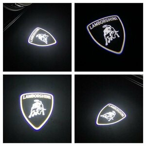 Lamborghini HD ロゴ LED プロジェクター カーテシランプ ガヤルド アベンタドール ウルス ウラカン ランボルギーニ ドア ライト マーク