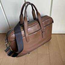 お値引き交渉歓迎　コーチ COACH ハミルトン スポーツビジネスバッグ F22529 マホガニー　中古_画像3