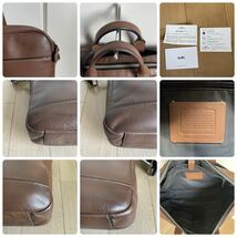 お値引き交渉歓迎　コーチ COACH ハミルトン スポーツビジネスバッグ F22529 マホガニー　中古_画像10