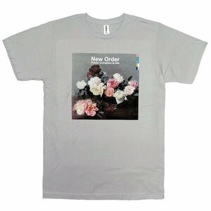 [XLサイズ]New Order （ニュー・オーダー） 『権力の美学』 アルバム・ジャケット バンドTシャツ #2 グレー PCLタイトル有