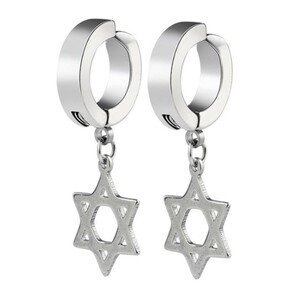  stainless steel star Star man and woman use unisex earrings earrings 