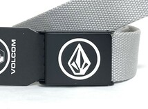 VOLCOM ボルコム D5932102HGR① ウェブベルト CircleWebBelt GIベルト ストーンロゴ StoneLogo グレー色 ヴォルコム 新品 即決 送料無料_画像2