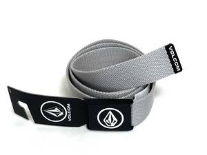 Volcom Bolcom D5932102HGR) Веб -ремень CircleWebbelt GI Belt Logo Logo Logo STONELOGO GREY COLOR VOLCO