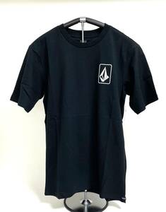 VOLCOM Volcom AF542200BLK① men's M size short sleeves T-shirt black color Logo tea back print Logovoru com new goods prompt decision free shipping 