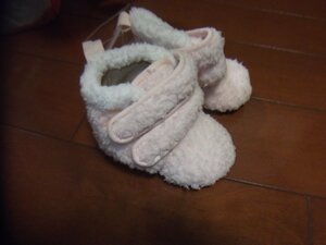  new goods baby boots pink interior put on footwear .. beginning . size 11.5cm 300 jpy shipping possible stamp possible out . is use is not possible 