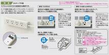 Panasonic WFA66327R ハーネス用OAタップ 接地2P15A 125V 抜け止め 2コ口 電源表示ランプ付 3m レッド 新品未開封_画像2