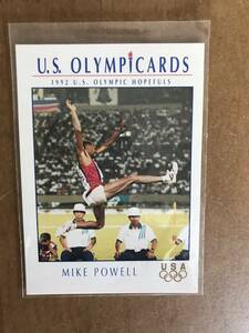 1992　U.S.　オリンピックカード　マイク・パウエル　　美品
