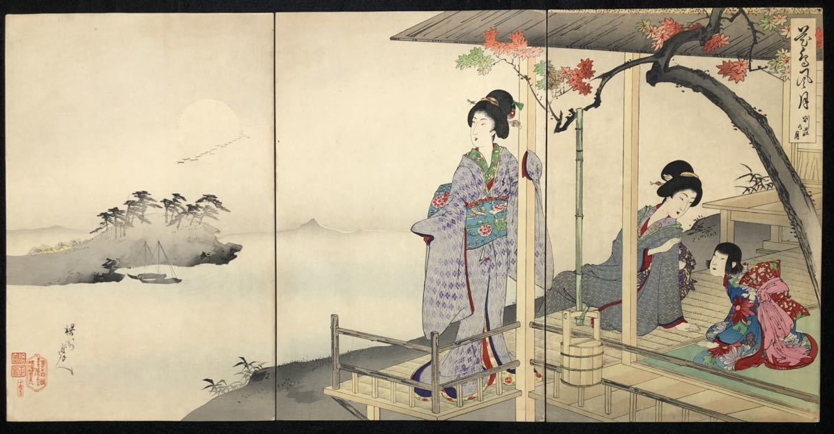 浮世絵 明治の値段と価格推移は?|1,754件の売買情報を集計した浮世絵
