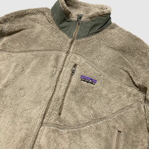 2002年 usa製 Patagonia R2 POLATEC JACKET パタゴニア レギュレーター ポーラテック フリース ジャケット25131FA12 レトロ カーキ L