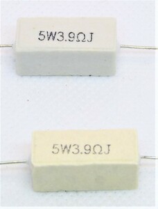  cement resistance 5w3.9Ω 2 piece set 