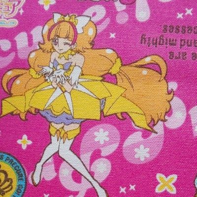 プリキュア 生地 ハギレ オックス生地 ハンドメイド生地 女の子 かわいい生地