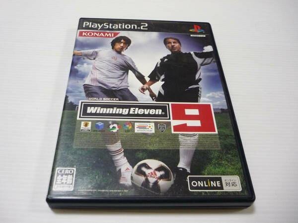 [管00]【送料無料】ゲームソフト PS2 ワールドサッカー ウイニングイレブン9 SLPM-66009(VW282-J1) プレステ PlayStation