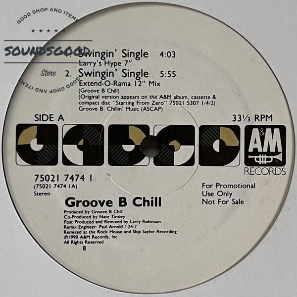 Groove B Chill - Swingin' Single (USオリジナル/プロモオンリーリミックス/Promo/ニュースクール)