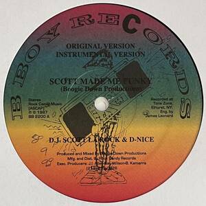 DJ Scott La Rock & D-Nice - Scott Made Me Funky / D-Nice Rocks The House