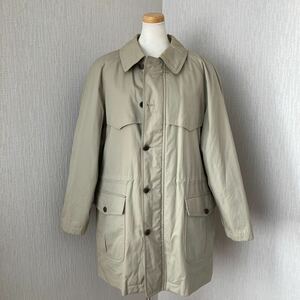 アクアスキュータム Aquascutum OF LONDON■ダウンライナー付き ステンカラーコート アウター■M メンズ ベージュ系 裏地 ハウスチェック