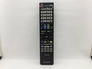 SHARP　リモコン　GA961WJSA　中古品F-0746