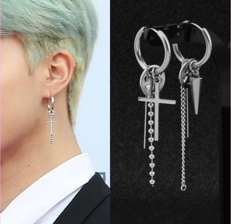 BTS JIMIN RED CARVING EARRING ジミンピアス｜PayPayフリマ