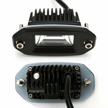 LED ライトポッド 20W 埋込型 フラッシュマウント フォグランプ バックランプ 防水IP67 12V 24V 作業灯 PZ532_画像3