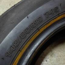 夏4本SET 会社宛 送料無料 145/80R12 74S ブリヂストン スニーカー2 2021年 ザッツ ライフ トッポBJ ミニカ エッセ オプティ ミラ NO,E0689_画像6