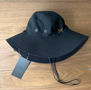 即決★ ARC'TERYX / Sinsola Hat / UPF 50+ 紫外線カット・ストレッチ・軽量・通気性 24K Black アークテリクス シンソラ ハット ブラック