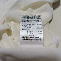 +FP39 東京スタイル フォーマル レディース L 五分袖 七分袖 カットソー プルオーバー オフホワイト 薄手 ビジネス セレモニー_画像7