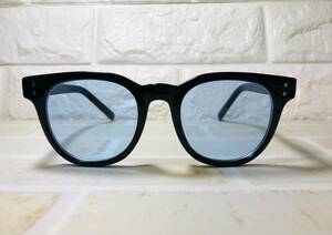  standard Biker shade meat thickness black frame light blue lens 