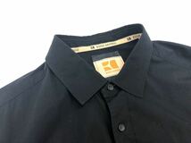 HUGO BOSS ヒューゴボス ドレスシャツ FC2314 メンズ XLサイズ ブラック 長袖 BOSS ORANGE 黒_画像3
