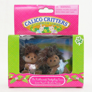 ◎未開封品 シルバニアファミリー The Pickleweeds Hedgehog Twins ハリネズミの双子の赤ちゃん CALICO CRITTERS 海外版 ON5158