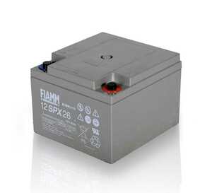 12SPX26 (12V/26AH) FIAMM производства GS Yuasa NP24-12B / PE12V24A сменный 