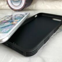 未使用 送料無料 ブラックタータンチェック柄 iPhoneSE2 SE3 iPhone8 iPhone7 iPhone6 アルミハードケースiPhoneケース _画像8