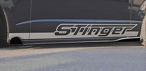 S A D カスタムジャパン ハイエース 200系 4型 サイドステップ 未塗装 S.A.D CUSTOM JAPAN STINGER J スティンガー ジェイ