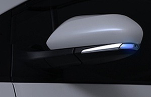 アベスト カムリ AXVH70 Type Zs LED 流れるドアミラーウィンカーレンズ インナーシルバーｘランプブルー AV-021-B AVEST Vertical Arrow