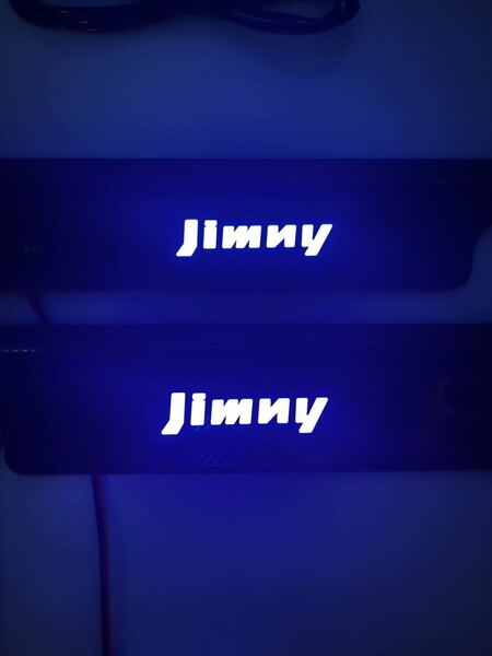 ジムニー JB64 JB74 LEDスカッフプレート【E78a】