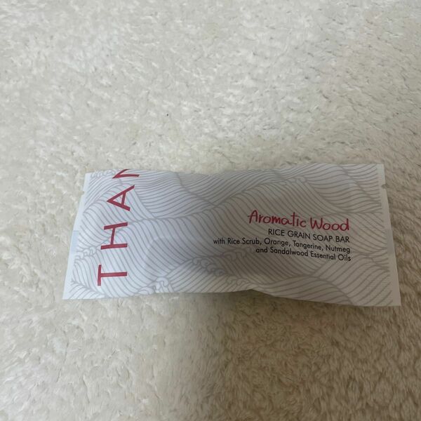 THANN タン ソープバー 石鹸 45g AROMATIC WOOD RICE GRAIN SOAP BAR