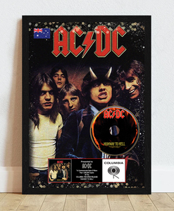 【AC/DC/エーシー・ディーシー】『地獄のハイウェイ/Highway to Hell』ディスクフレーム/証明書付き-2