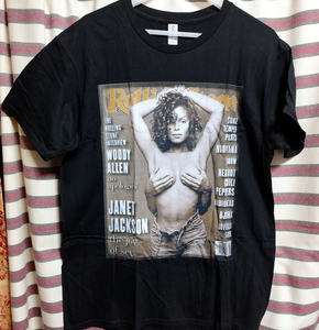 Janet Jackson (ジャネットジャクソン)Rolling Stone SEXY Tシャツ 送料無料☆彡新品 Lサイズ◇★舐達麻 BADSAIKUSH バダサイ 着用柄