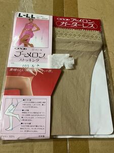  retro period thing Showa era bread -stroke tights stockings ko Beth b- melon garter less stockings L-LL luna garterless stocking kobes