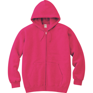 * 178. flamingo pink * 2XL size thin Parker men's mail order lady's crew neck light sweatshirt parka Zip up Zip 