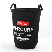 ☆ ネイビー マーキュリー キャンバスバケツ M 通販 収納ボックス 布 キャンバス 折りたたみ おしゃれ 雑貨 バケツ MERCURY リビング 収納_画像6