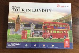 cubicfun 3D パズル　tour in london ツアーインロンドン　模型