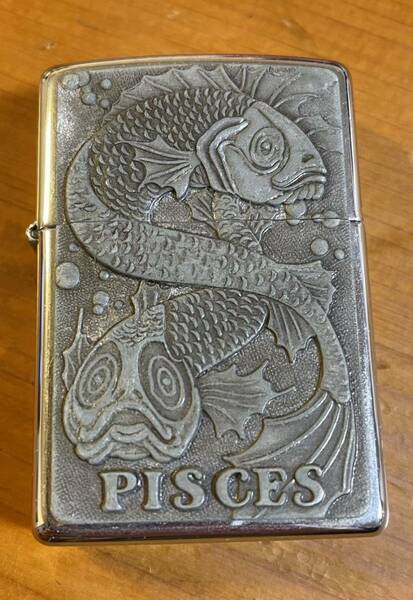 魚座　星座　レア　USA PISCES ピシーズ　ZIPPO ジッポー　ライター　魚