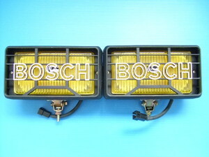新品 BOSCH210 大型 25cm 角型 フォグランプ H3バルブ 旧車 昭和 角形 ボッシュ PROFI プロフィ オフロード トラック 4WD サファリ 当時物