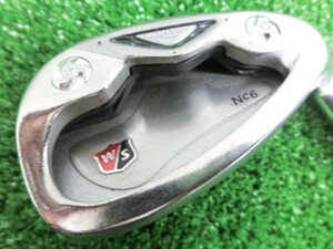 ♪Wilson ウイルソン Wilson Staff Nc6 Multi Compo / 9番 アイアン 単品 純正カーボンシャフト Nano FLEX FLEX-R ♪M1613