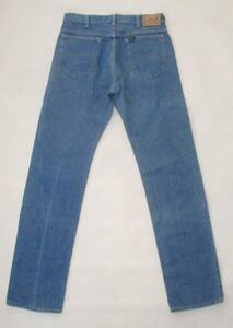 80's　リー　Lee　200　デニム パンツ Gパン ジーンズ　Straight Leg Denim Jeans　W32xL34　タロン42 ジッパー　アメリカ製　ヴィンテージ