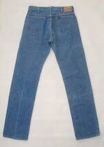 80's　リー　Lee　200　デニム パンツ Gパン ジーンズ　Straight Leg Denim Jeans　W32xL34　タロン42 ジッパー　アメリカ製　ヴィンテージ_画像1