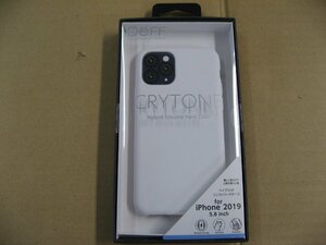 IO DATA(アイオーデータ) iPhone 11 Pro 5.8インチ用 シリコンハードCASE　＜CRYTONE： クレトーン＞ ホワイト BKS-IPS19SWH