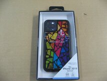 IO DATA(アイオーデータ) iPhone 11 Pro 5.8インチ用 HYBRID CASE Etanze 化学強化ガラス＆TPU複合素材ケース ステンドグラス1 BKS-IPE19SS_画像1