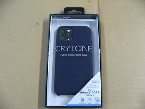 IO DATA(アイオーデータ) iPhone 11 Pro 5.8インチ用 シリコンハードCASE　＜CRYTONE： クレトーン＞ ネイビー BKS-IPS19SNV