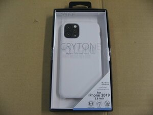 IO DATA(アイオーデータ) iPhone 11 Pro 5.8インチ用 シリコンハードCASE　＜CRYTONE： クレトーン＞ ホワイト BKS-IPS19SWH