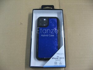 IO DATA(アイオーデータ) iPhone 11 Pro 5.8インチ用 HYBRID CASE Etanze 化学強化ガラス＆TPU複合素材ケース 星空ブルー BKS-IPE19SSBU